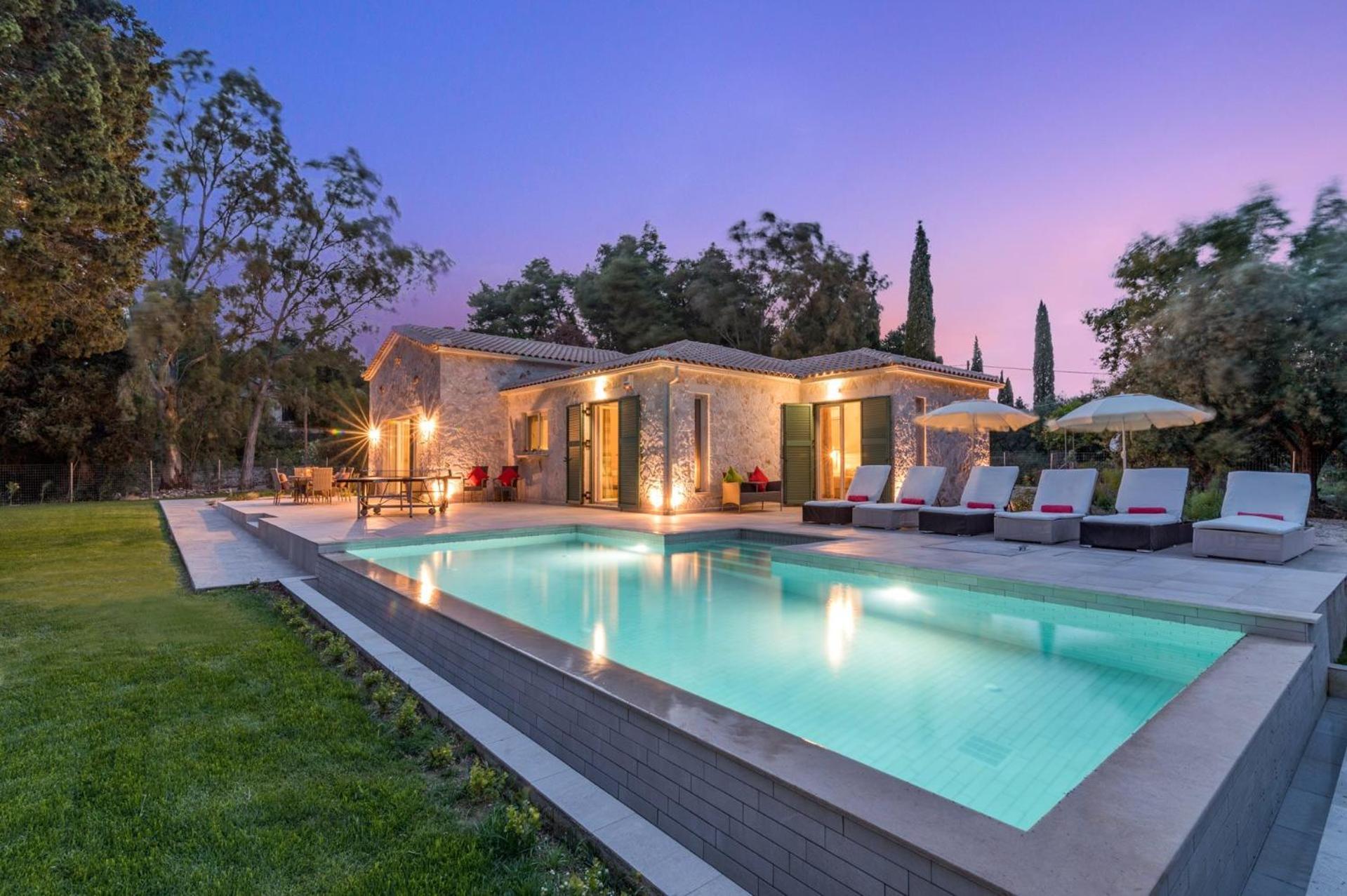 Astarte Villas - Laalu Private Villa With Pool Koukounaria Екстер'єр фото