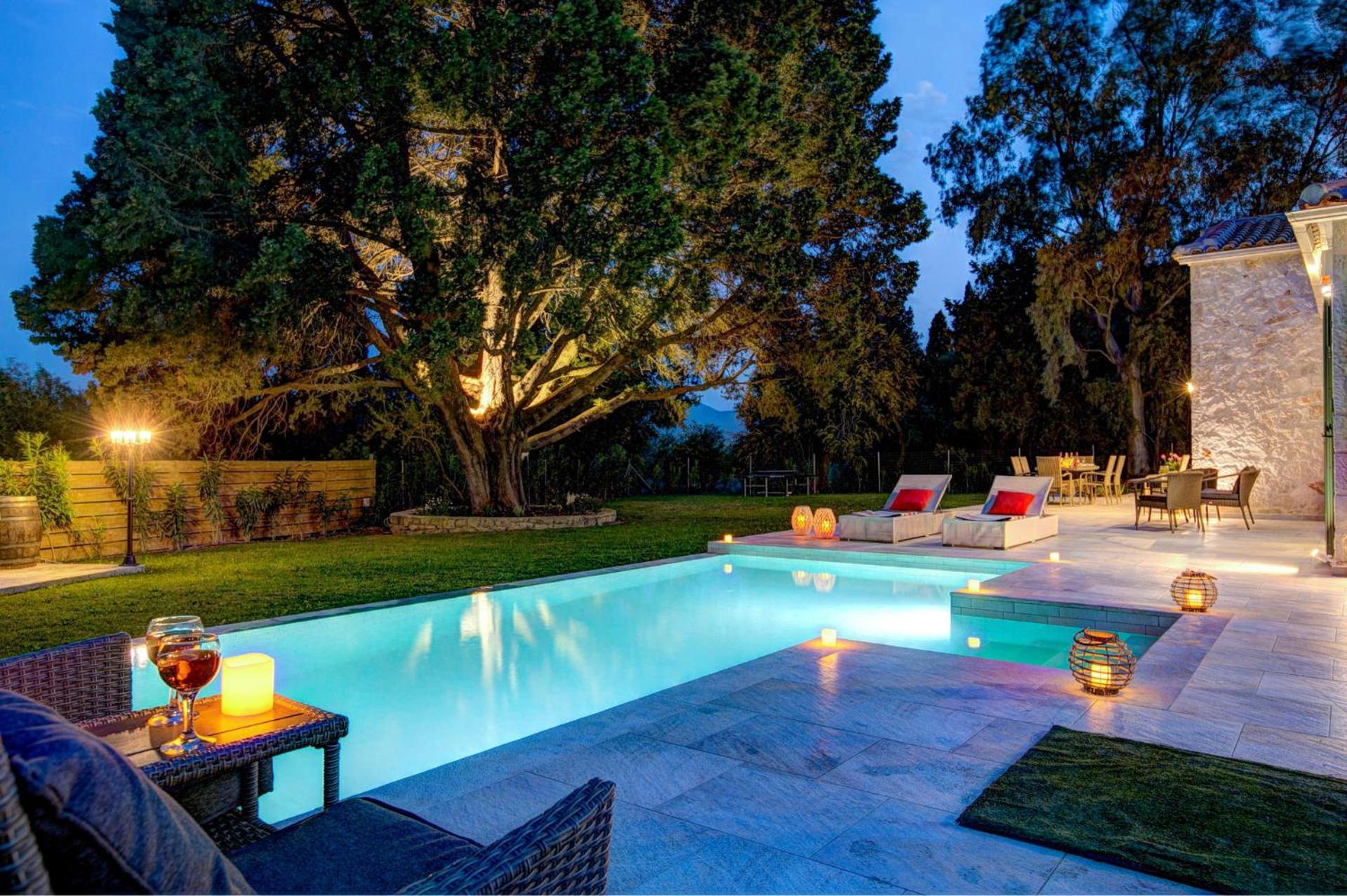 Astarte Villas - Laalu Private Villa With Pool Koukounaria Екстер'єр фото