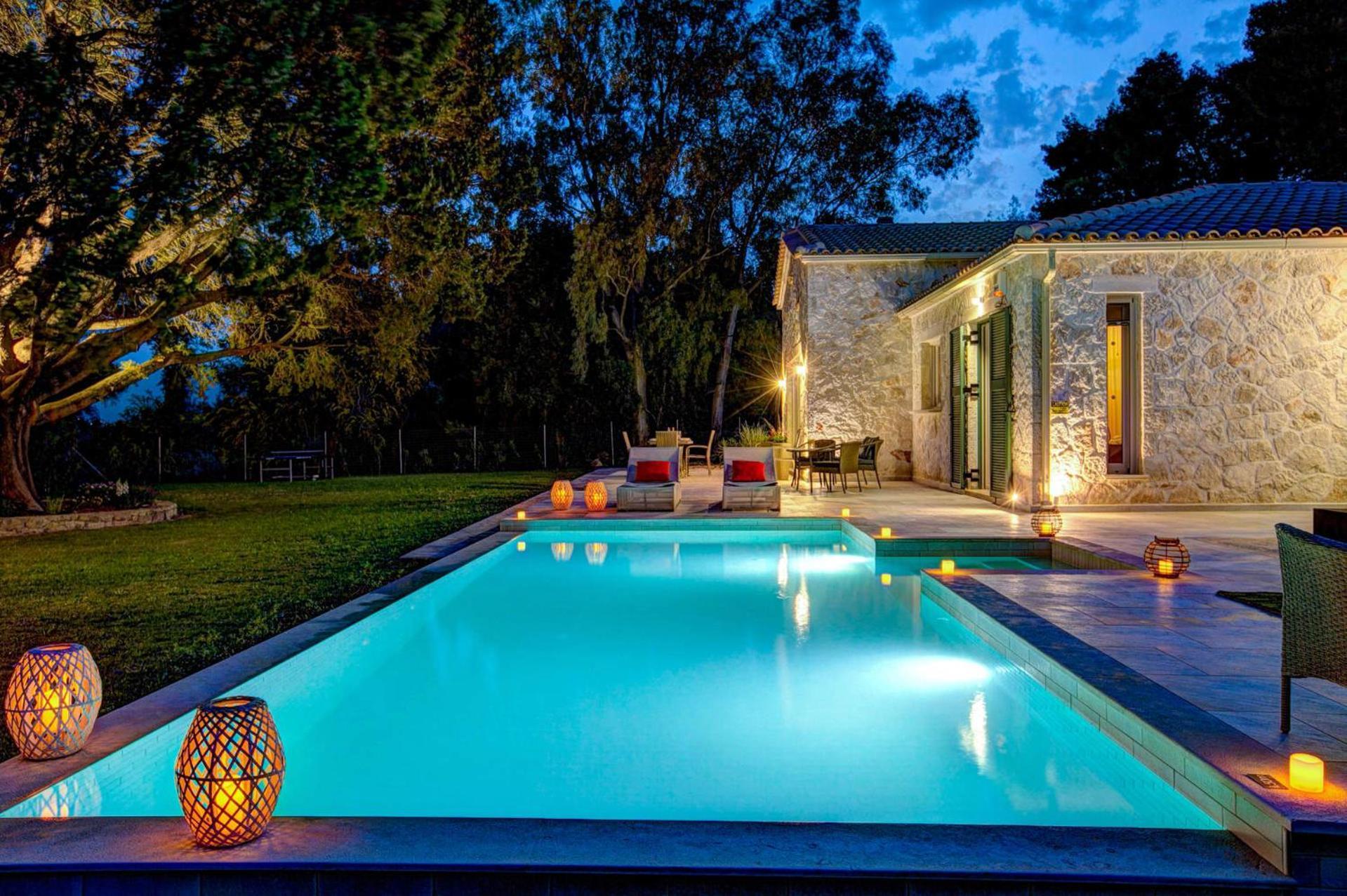 Astarte Villas - Laalu Private Villa With Pool Koukounaria Екстер'єр фото
