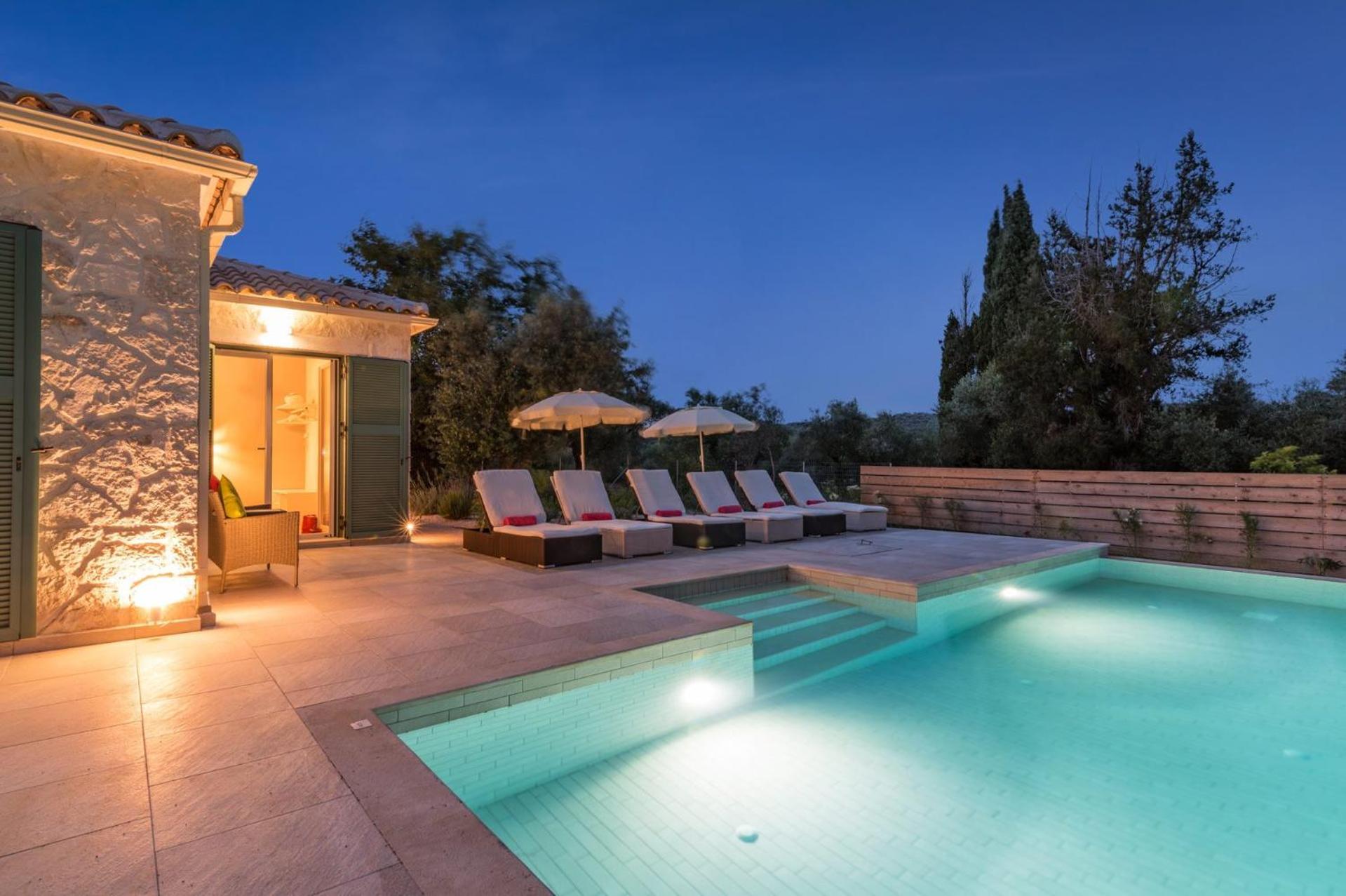 Astarte Villas - Laalu Private Villa With Pool Koukounaria Екстер'єр фото